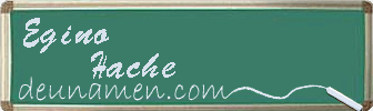 Egino Hache Visitenkarte